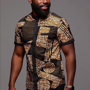 African print shirt